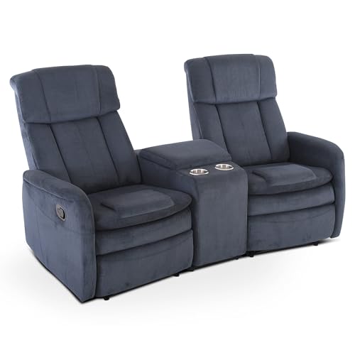 Raburg Kinosessel, 2er-Fernsehsessel mit Relaxfunktion & Liegefunktion,...