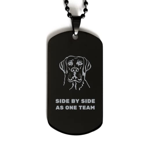 Labrador, Retriever, Pet Id Tag, Guide Dogs, New Puppy, Blind Dog, Design For Dog Mom, Dog Dad, Pet Loss, Dog Memorial | Never Fade Off Engraved Black Dog Tag, Highly Resistant To Rust, Corrosion And #TOP9