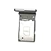 SIM Card Tray Holder Slot Replacement Compatible with Samsung Galaxy S25 FE SM-S731 (Silver)
