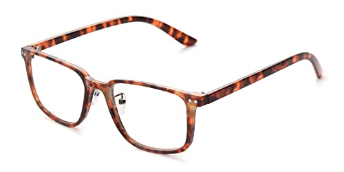 Image of Foster Grant Styles for Y.O.U. San Fran Blue Light Blocking Glasses, Tortoise, Lens Width: 54 mm, Bridge: 19 mm, Arm: 151 mm