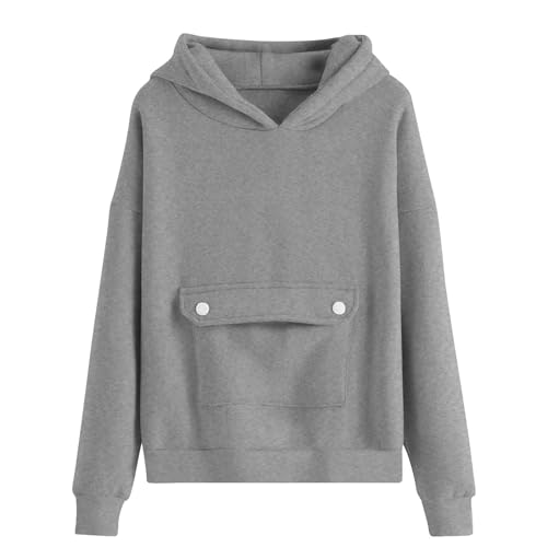 Girls Cute Hoodies Sweatshirt with Front Pocket Fall Fashion Oversized Casual Loose Sweatshirts Long Sleeve Pullover4