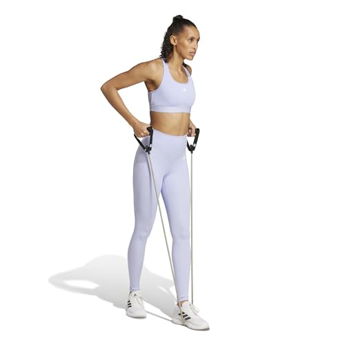 adidas Damen Optime Essentials Stash Pocket Full Length Leggings, violet tone/white, XS – Ansicht 4