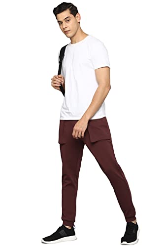 Image of Allen Solly Men's Regular Fit Mid Rise Track Pant