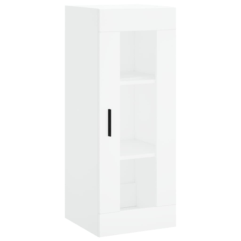 Armadio alto in legno bianco, 34,5 x 34 x 180 cm