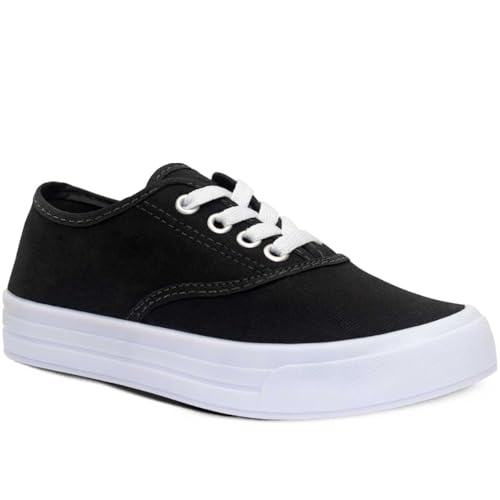 Tênis Infantil Casual Nº 23 ao 34 Sapato Moda Escolar 11.107 (Preto, BR, Criança de 4 a 8 anos, Numé