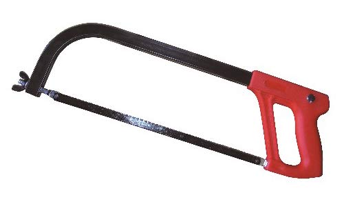 PAHAL PROFESSIONAL RECTANGULAR BODY HACKSAW FRAME PLASTIC HANDLE 12"(300mm) WITH BLADE
