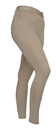 TuffRider Kids Ventilated Schooling Tights S Charc