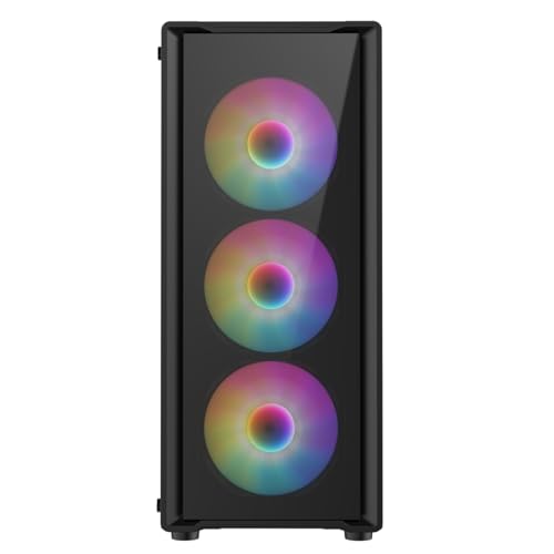 Computek Gaming PC Desktop Computer Bundle - Intel Core i7-3770 -16GB RAM - RTX 3050 6GB Graphics - 256GB SSD+1TB HDD - 500W 80+PSU - 6 Fans RGB Gaming Case - Wi-Fi, Windows 11 – 22" Monitor Bundle - Image 5