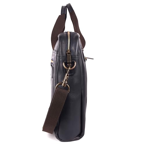 Image of KOMPANERO Genuine Leather Laptop Bag(B-12854-$P)