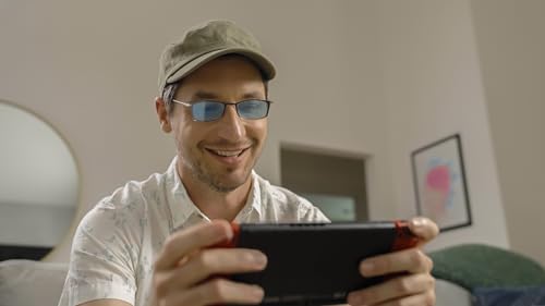 Image of Always With You VisionGuard Pro Blue Light Blocking Glasses by ThinOptics - Elite Gaming & Computer Glasses - High Performance and Ultra Lightweight, Black