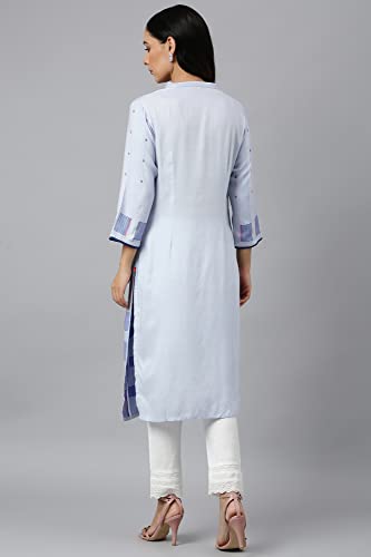 Image of W for Woman Viscose Women's A-Line Flared Kurta