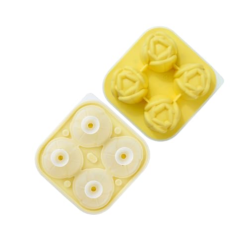Molde de silicón para hielos con forma de tulipanes miniatura 1