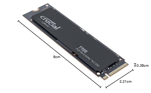 Image of Crucial T705 4TB PCIe Gen5 NVMe M.2 SSD