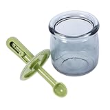 Cuillère pratique : équipée d'une cuillère pour récupérer facilement les assaisonnements, gardant votre cuisine organisée, pots à épices hermétiques, boîtes à épices de cuisine