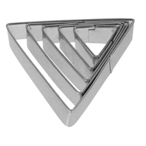 TOYZFRIENDY 1 juego Cortadores De Galletas Cortadores De Bollos Galletas Cortadores De Repostería Enrejados Moldes Con Forma Utensilios Para Hornear Moldes Para Pasteles 5 piezas