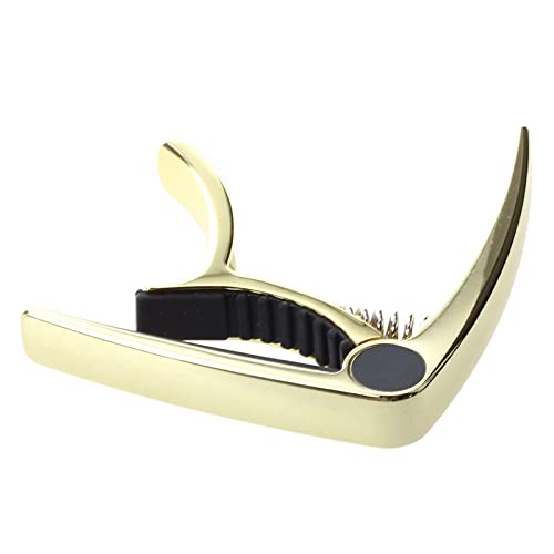 EURYTKS Accessoires d’instruments de Musique Guitare électrique Acoustique Changement Rapide Trigger Capo Clamp,Gold - Les Beatles, Paul McCartney, John Lennon, RIngo Starr, George Harrison EURYTKS Accessoires d'instruments de Musique Guitare électrique Acoustique Changement Rapide Trigger Capo Clamp,Gold – Image 3