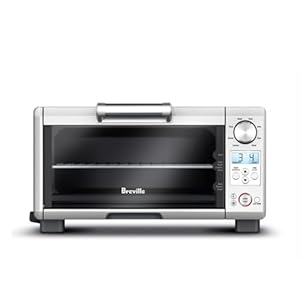 Breville BOV450XL Mini Smart Countertop Oven and Toaster Oven, Small, Brushed Stainless Steel