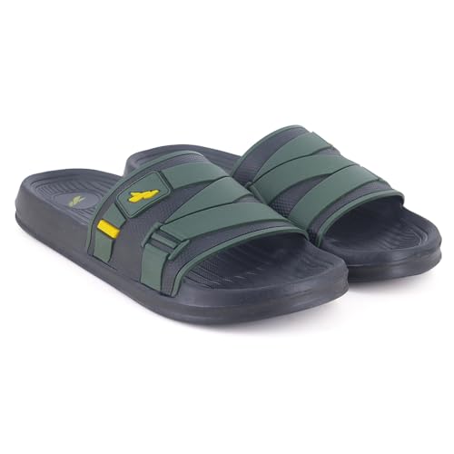 Image of FLITE FL-2015 Olive Sliders for Men - Comfortable & Durable Footwear