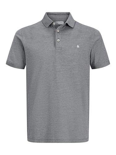 JACK & JONES Jjepaulos Polo Ss Noos Homme Polo, Gris, XL