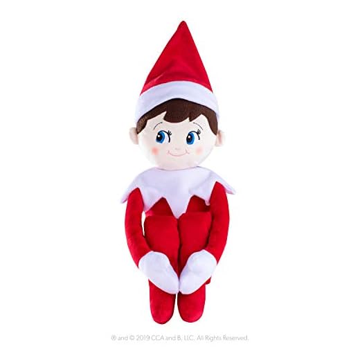 The Elf on the Shelf Plushee PAL Huggable - Boy | Elf en un Estante Accesorios, Ideas y Objetos navideños para niños y Adultos | Muñeca de Juguete para Figuras Suaves