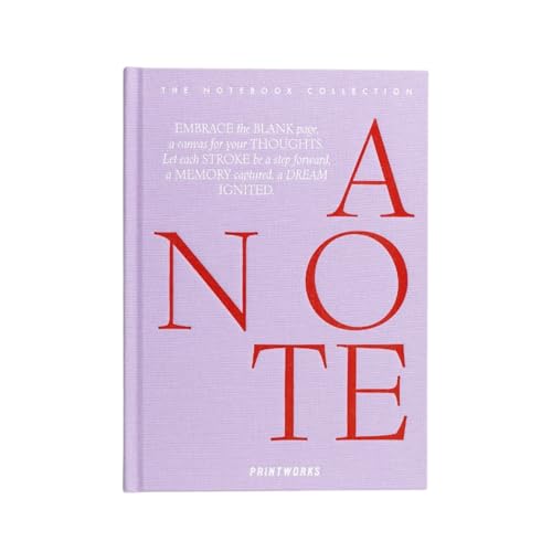 Carnet de notes violet PrintWorks en édition reliée haut de gamme pour l'écriture