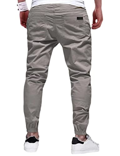 Men's Outdoor Jogging Casual Pants Slim Joggers Workout Pants for Running Sweatpants Hiking