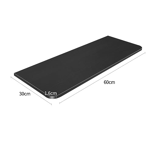 Table pliante murale bois noir 60 cm pour aménager un studio moderne - 3
