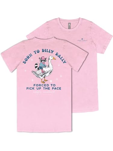 Simply Southern, Born to Dilly Dally, Forced to Pick up The Pace, Duck, Stars, Adult T-Shirt