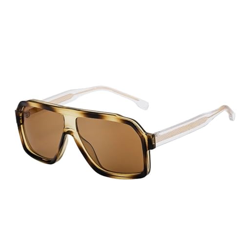 Monture de luxe tendance pour ces lunettes de soleil surdimensionnées
