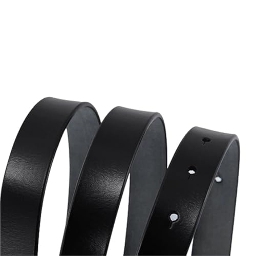 Women Belt Alloy Smooth Buckle Jeans Decorative Belt2