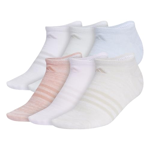 adidas Womens Superlite No Show Socks (6-pair)