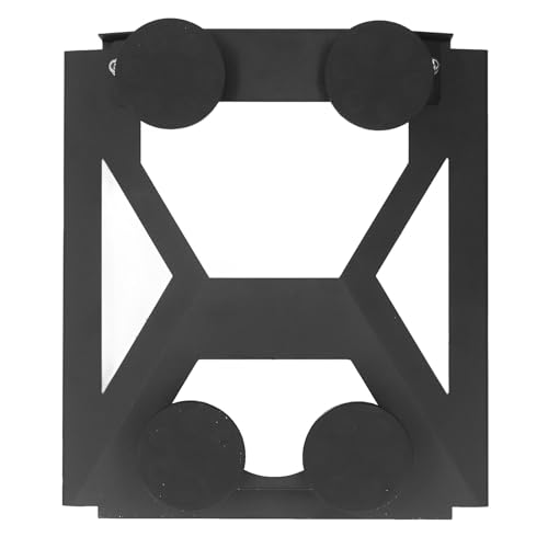 Jectse Support de Voiture Satellite, 4 Aimants Puissants, Conception en Plaque D'acier Renforcée avec Protection à 4 Côtés, pour Installation sur le Toit D'un Mini Camping-car