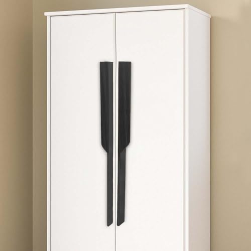 Image of VOLO Cabinet Handle - Multi-Use Pull Handle for Wardrobes, Drawers, Sliding Closets, and Doors in Kitchen, Office, Bedroom (SAC-59) (1 Pair Left & Right) (Black, 900MM (36 Inch))