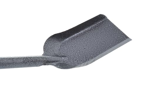 Kehrschaufel Metall - Kohleschaufel - Kehrichtschaufel Kehrblech zum Reinigen und Kehren - Schaufel für Kohle - Schaufel für Renovierungsarbeiten - Handschaufel (dunkelgrau)