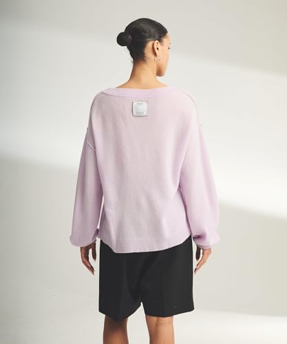 Image of NAADAM Women's Lightweight Reversible Cashmere Wide Neck Sweater