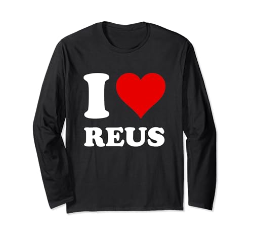 Amo Reus. Cuore rosso Amo Reus Maglia a Manica