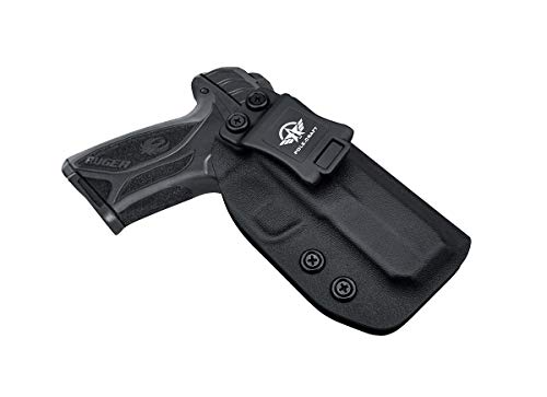 Ruger Security 9 Holster Iwb For Ruger Security-9 Pistol Case - Inside Waistband Concealed Carry - Kydex Iwb Holster Ruger Security 9 Pistol Case Gun Accessories (Black, Right Hand Draw) #TOP2