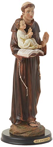 Alternative view of George S. Chen Imports Saint Anthony Holy Figurine Religious Statue Decor, 12"