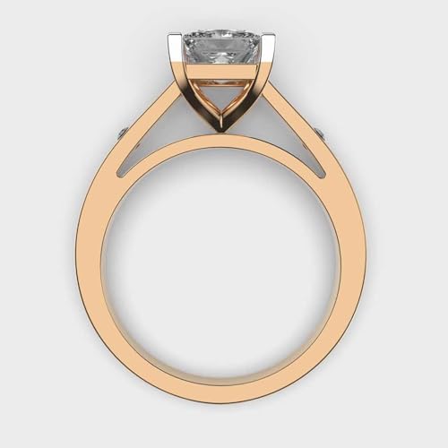 Bague argent sterling 925 anti-ternissement éclat éternel