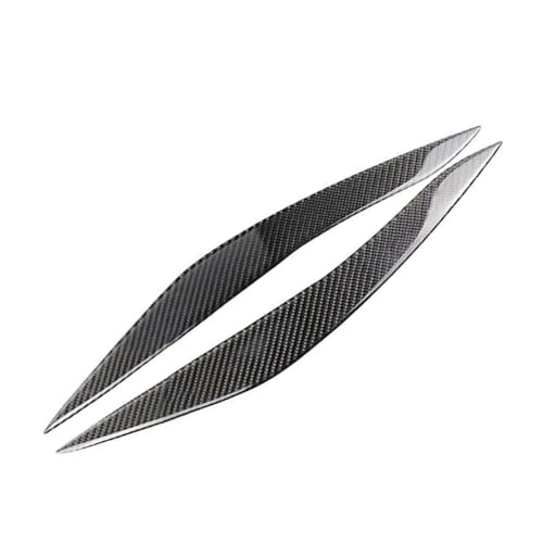 Autocollant phare en fibre de carbone pour BMW F10 F30 E90, sourcils et paupières de phares avant