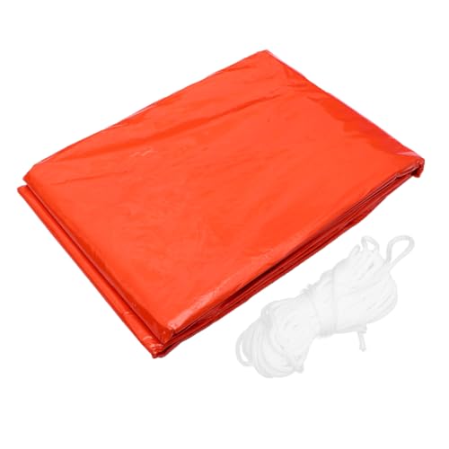 Mikikit First Aid Survival Tent Pe Emergency Shelter Thermal Sleeping Tube for Camping Hiking