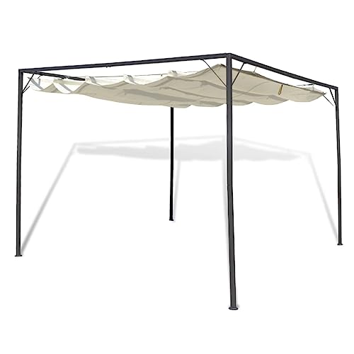 vidaXL Pergola Dach Überdachung Garten Pavillon Gartenpavillon Sonnenschutz