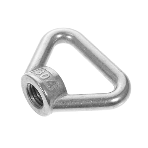 SEWACC Ring Lifting Eye Nut Stainless Steel Corrosion Resistant Tie Down Rings for Industrial Machinery and Transportation Applications