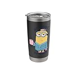 Minions Dave No Coffee No Work Stainless Steel Insulated Tumbler