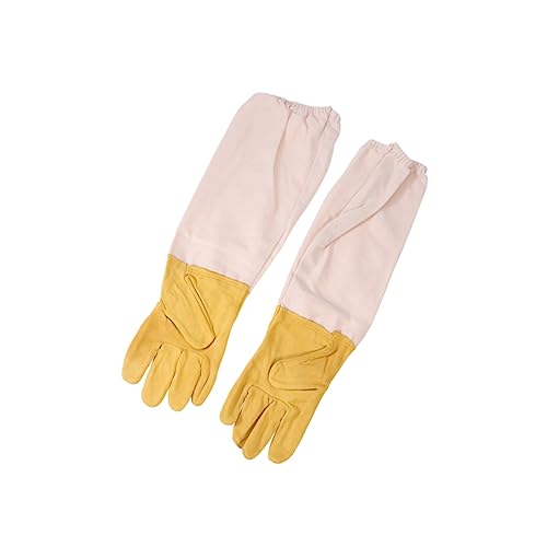 DOITOOL Beekeeping Gloves Elastic Wrist Beekeeping Protective Size l for Beekeepers Sturdy