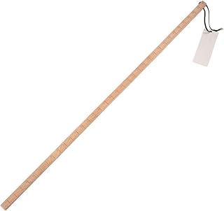 Mytee Products 36" Fuel Tank Measuring Stick w/Leather Strap - Pine Wood Square Fuel Level Indicator Stick - Grade Rods
