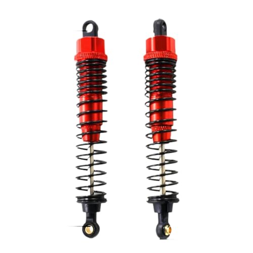 Replacement Metal Spring for 108004 1:10 RC Car Shock Absorber Parts, red