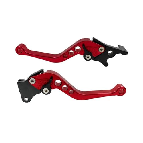 Levier frein à main moto en aluminium rouge pour modification haut de gamme