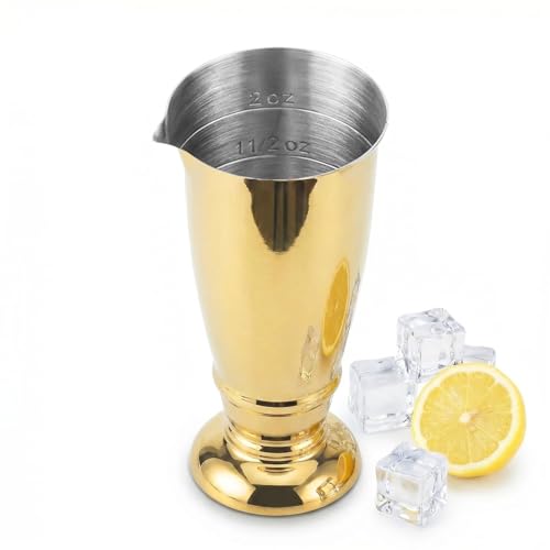 Medidor de cóctel dorado para deslumbrar a tus invitados en cada fiesta en casa 2