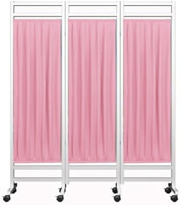 Durable Waterproof Nylon Rolling Medical Cart with Silent Wheels - Foldable Design for Hospitals, Clinics, and Nursing Homes - Sturdy & Portable Cactus Color